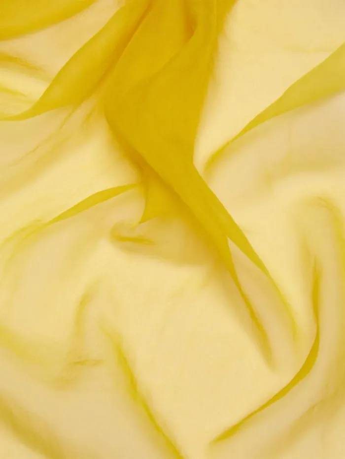 Woman Silk Chiffon Stole Mustard Maxmara Scarves And Foulards Woman Silk Chiffon Stole Mustard Maxmara Scarves And Foulards