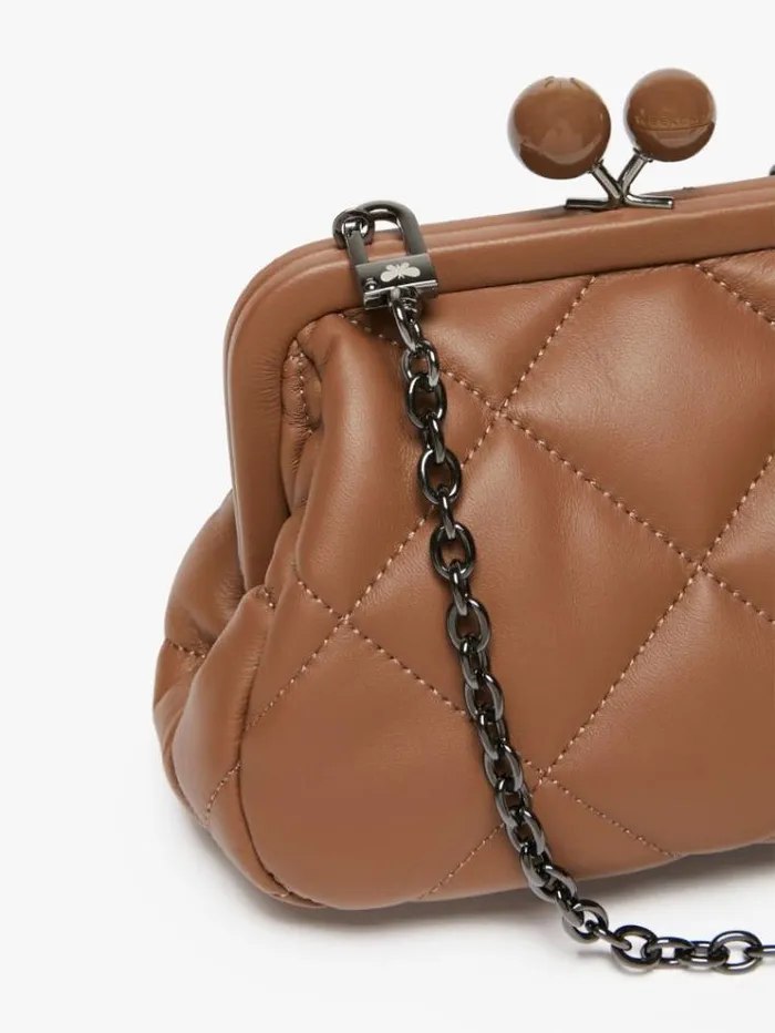 Woman Small Pasticcino Bag In Nappa Leather Brown Maxmara Weekend Bag Woman Small Pasticcino Bag In Nappa Leather Brown Maxmara Weekend Bag