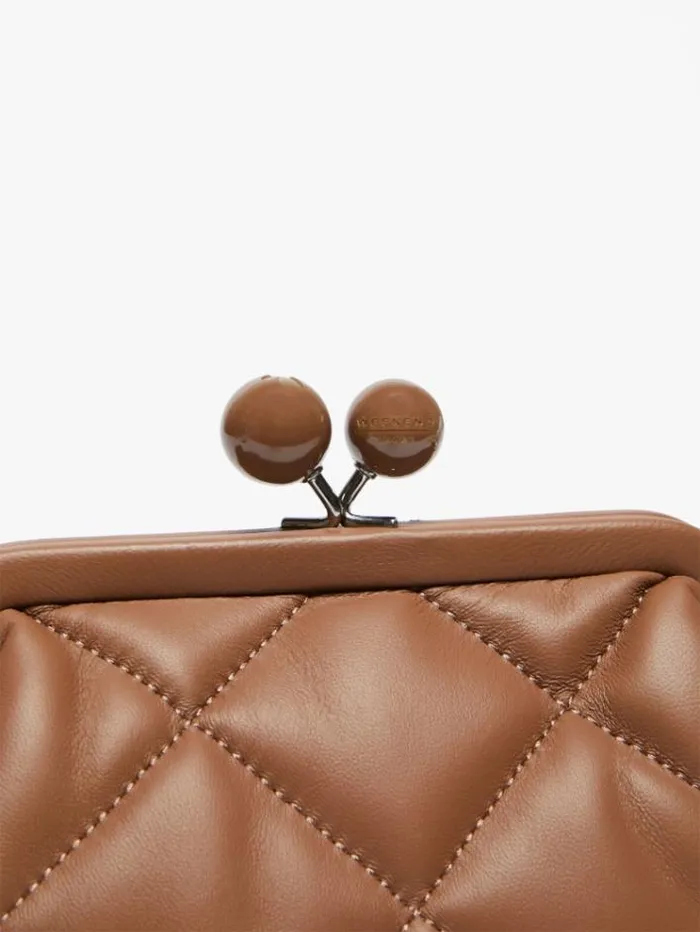 Woman Small Pasticcino Bag In Nappa Leather Brown Maxmara Weekend Bag Woman Small Pasticcino Bag In Nappa Leather Brown Maxmara Weekend Bag