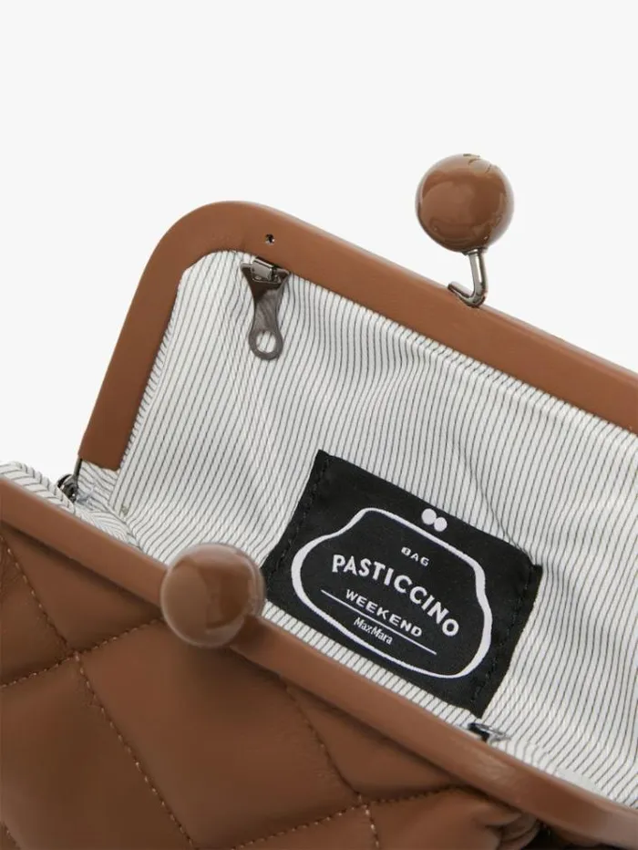 Woman Small Pasticcino Bag In Nappa Leather Brown Maxmara Weekend Bag Woman Small Pasticcino Bag In Nappa Leather Brown Maxmara Weekend Bag
