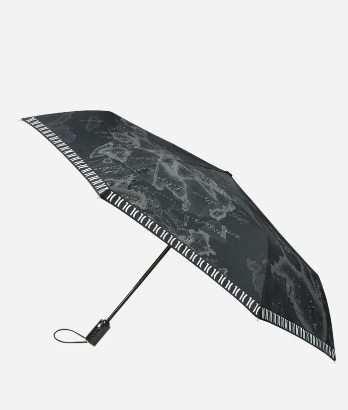 Woman Umbrellas Alviero Martini 1 Classe Geo Mini Umbrella Black