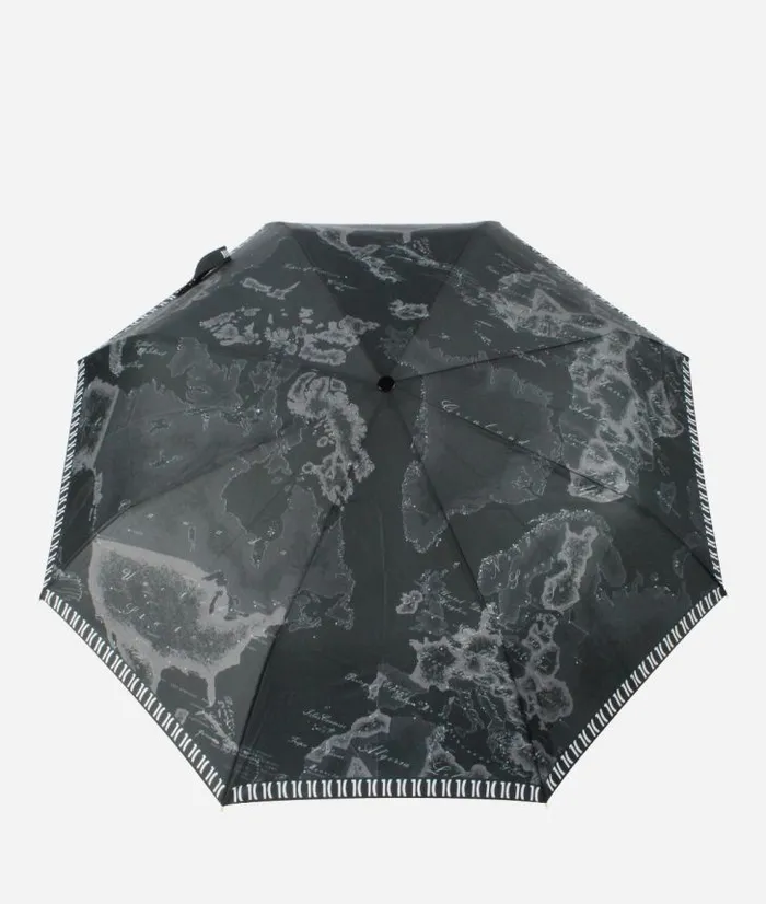 Woman Umbrellas Alviero Martini 1 Classe Geo Mini Umbrella Black