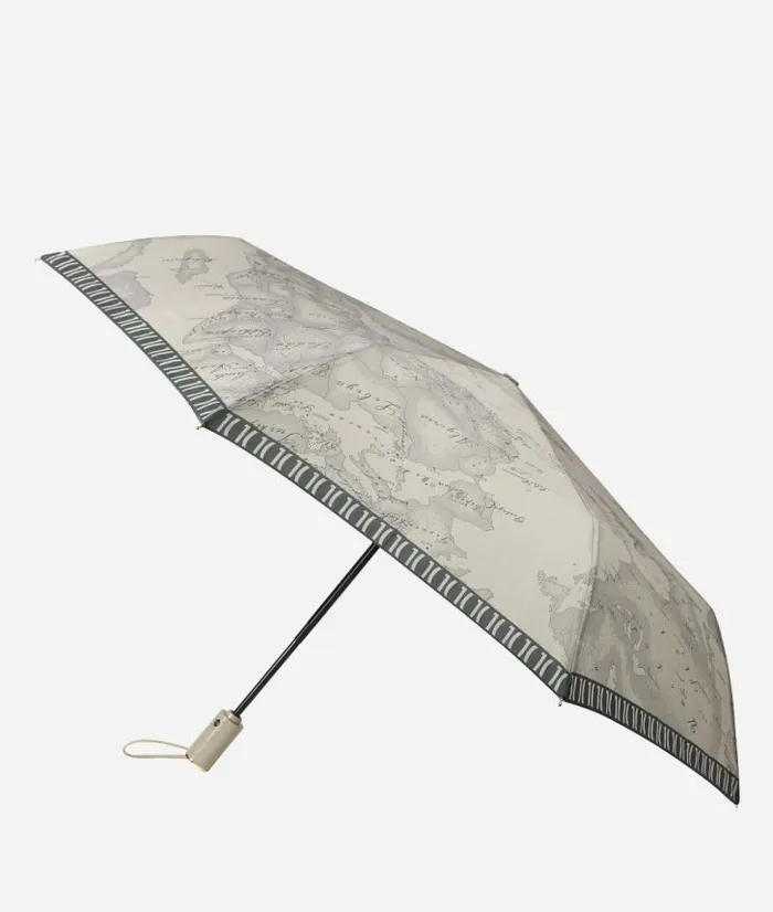 Woman Umbrellas Alviero Martini 1 Classe Geo Mini Umbrella Grey