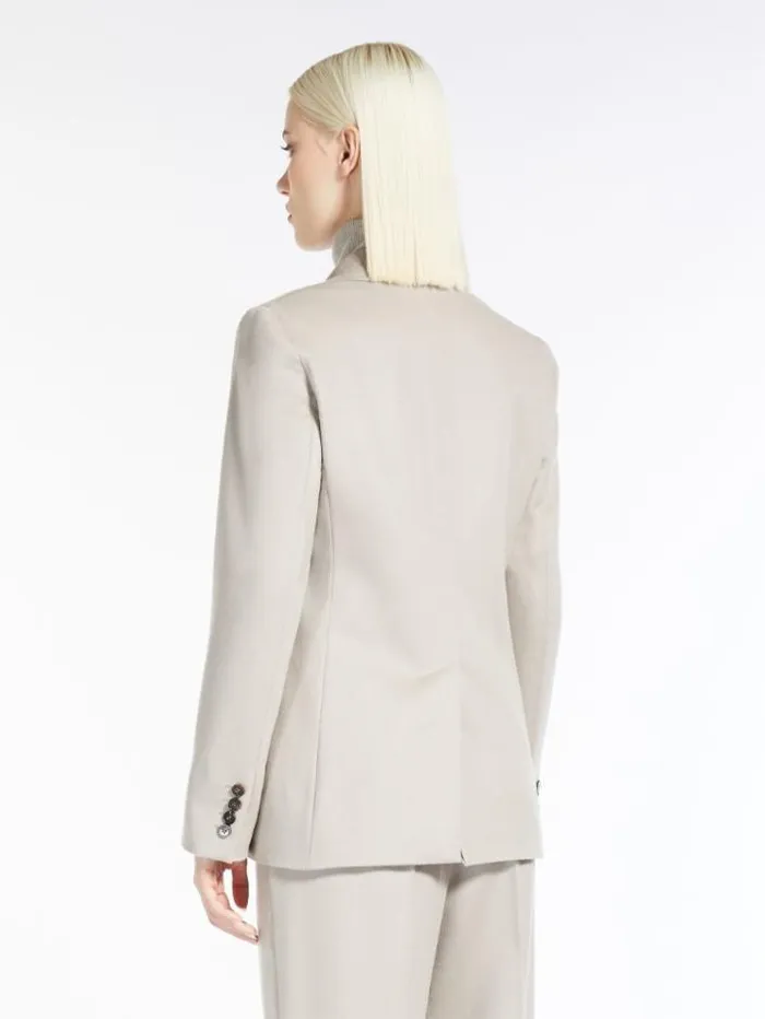 Woman Wool Singlebreasted Jacket Beige Maxmara Suit Woman Wool Singlebreasted Jacket Beige Maxmara Suit