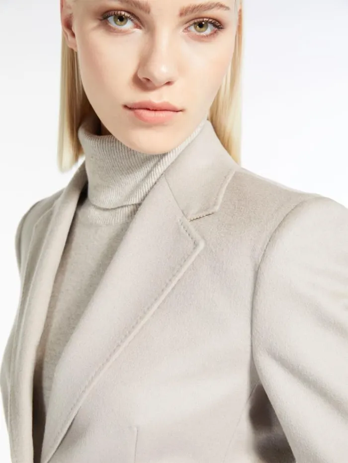Woman Wool Singlebreasted Jacket Beige Maxmara Suit Woman Wool Singlebreasted Jacket Beige Maxmara Suit