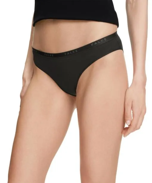 Women 2Pack Women Slip Daily Comfort Black FALKE Panties and Slips