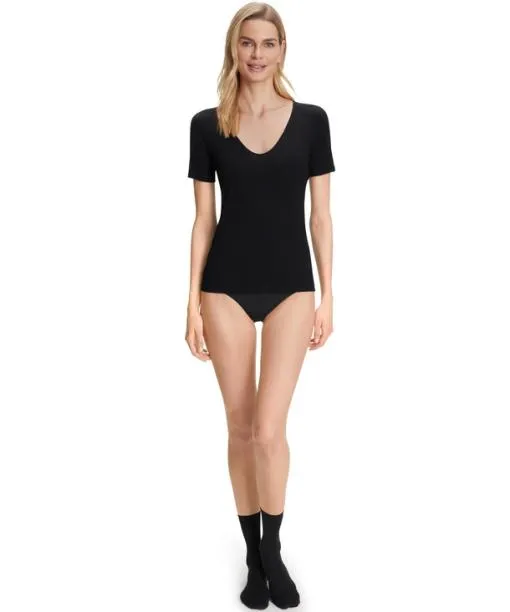 Women 2Pack Women Slip Daily Comfort Black FALKE Panties and Slips