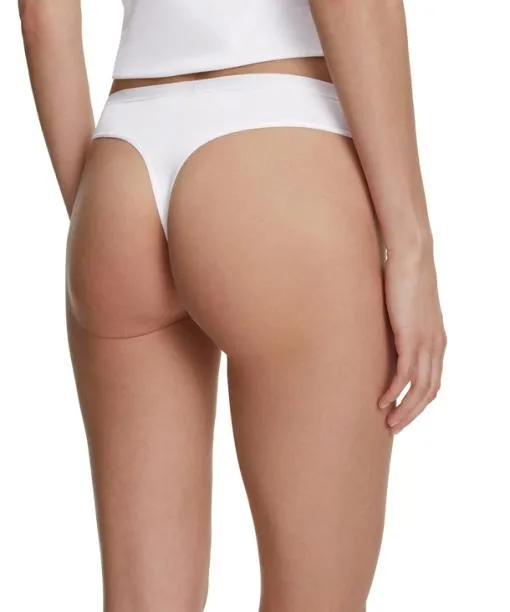 Women 2Pack Women Thong Daily Comfort White FALKE Panties and Slips