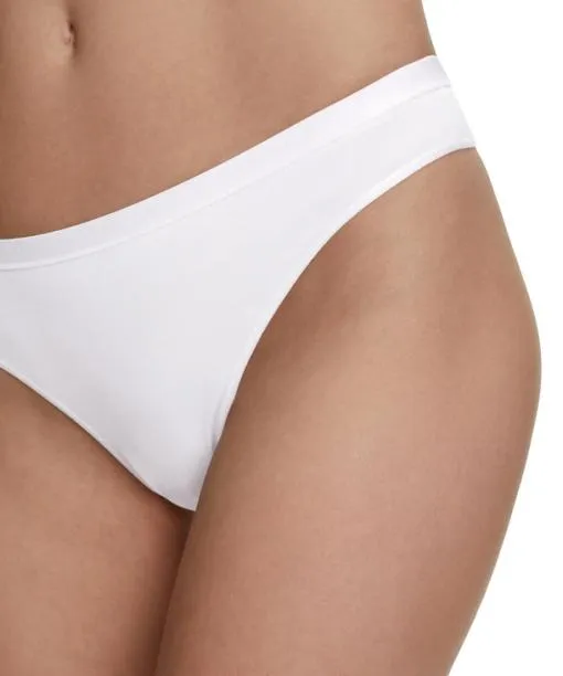 Women 2Pack Women Thong Daily Comfort White FALKE Panties and Slips