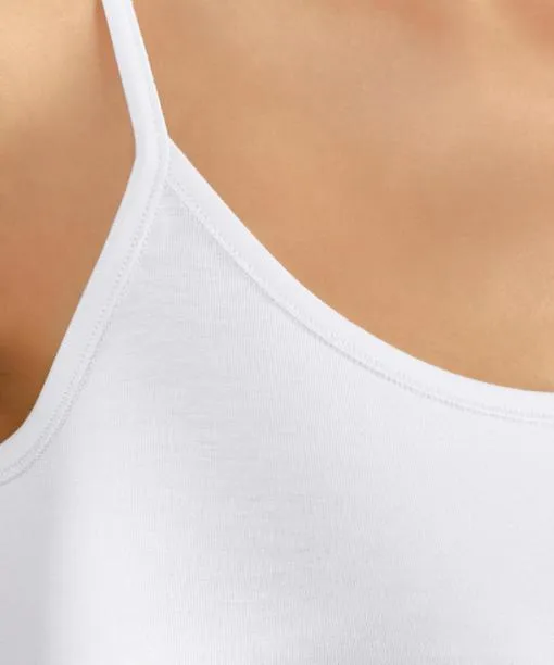 Women 2Pack Women Top Daily Comfort White FALKE Bras and Tops