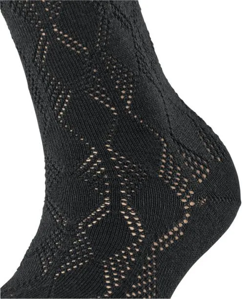 Women Argyle Vibe Women Socks Black FALKE Socks