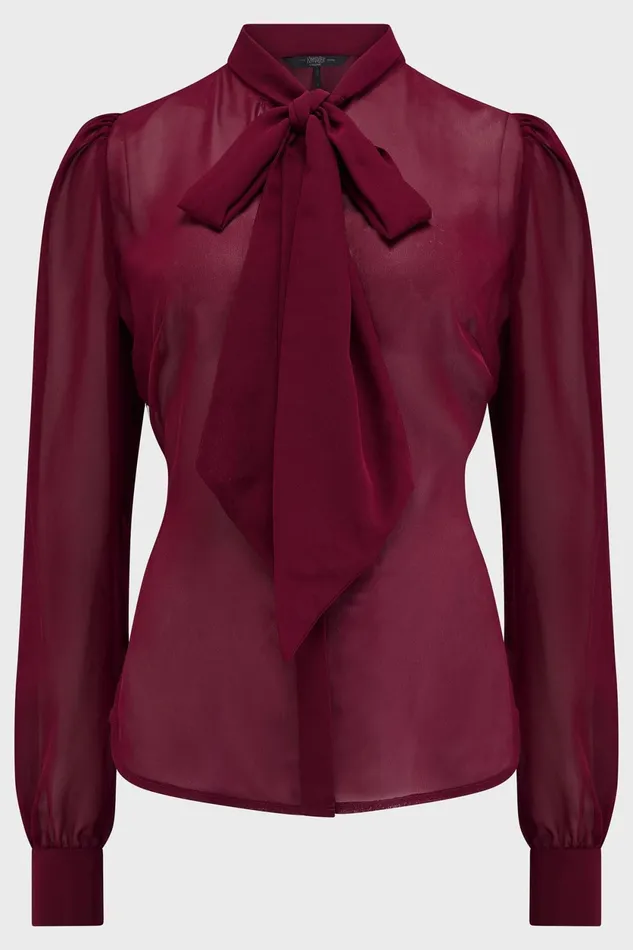 Women Basics Killstar Crimson Oracle Blouse