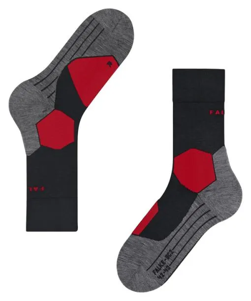 Women BC2 Unisex Biking Socks Black FALKE Cycling Socks