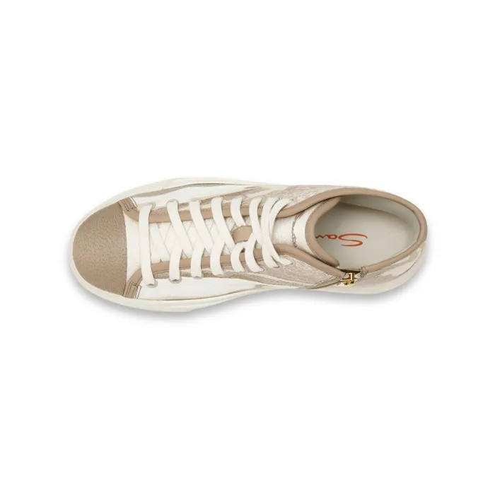 Women Beige Fabric Sneaker Santoni Sneakers
