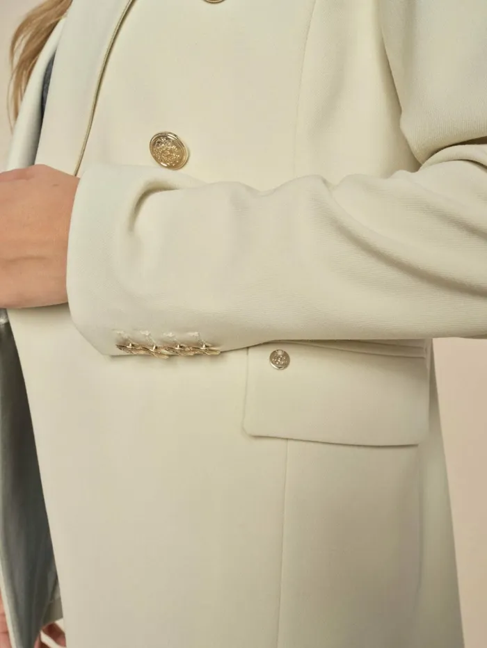 Women Blazers MOS MOSH MMBabeth Lunie Blazer Ecru
