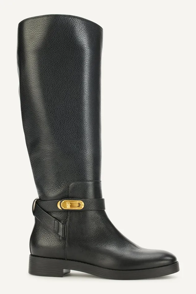 Women Boots And Booties Donna Karan THOMPSON RIDING BOOT Black