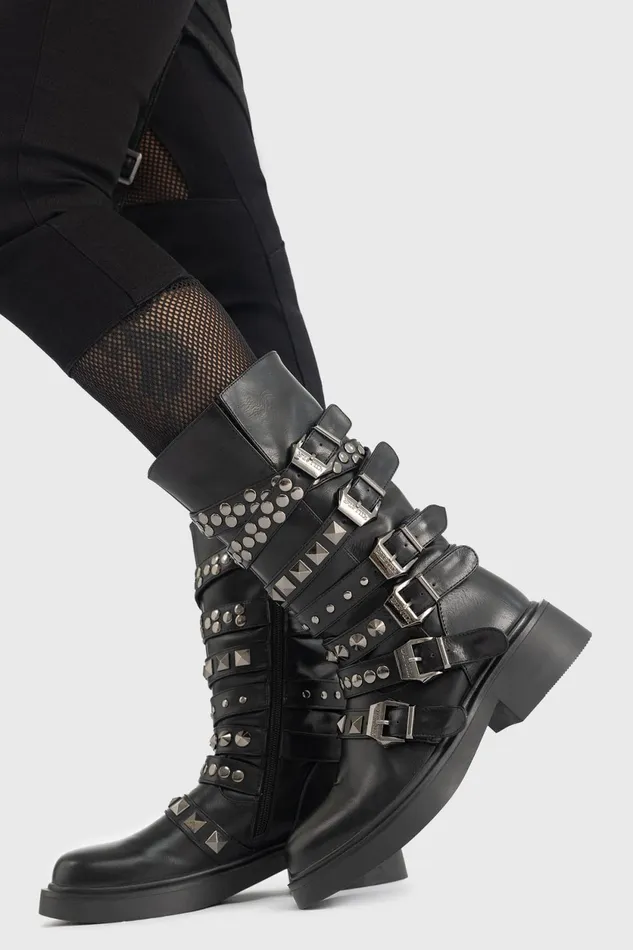 Women Boots Killstar Blood Grunge Boots