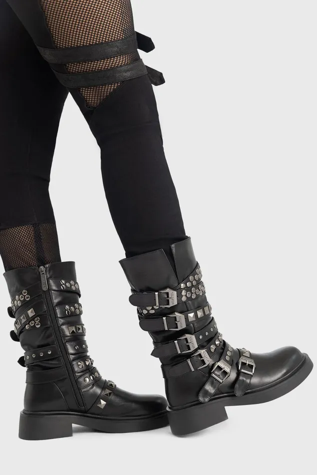 Women Boots Killstar Blood Grunge Boots