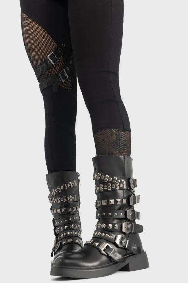 Women Boots Killstar Blood Grunge Boots