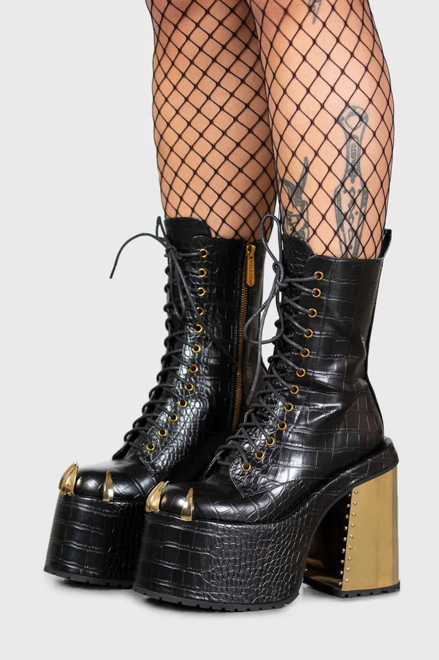Women Boots Killstar Repetilia Boots