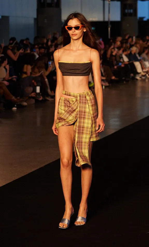 Women Bottoms Bec Bridge FARIDA SARONG SKIRT Citrus Sorbet