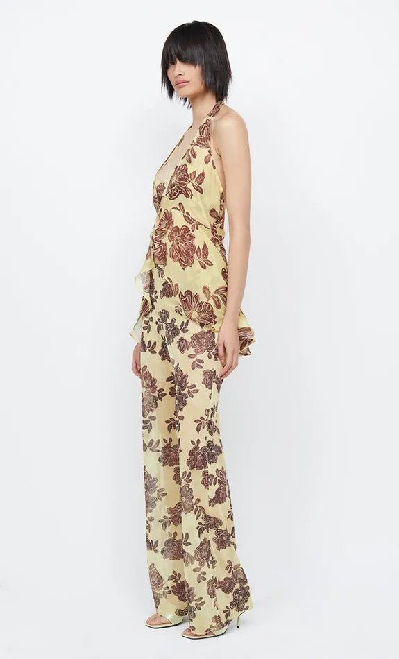 Women Bottoms Bec Bridge PRIYA PANT Citrus Plum Floral
