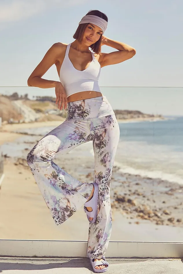 Women Bottoms Free People Bell Pants Animal Quartz