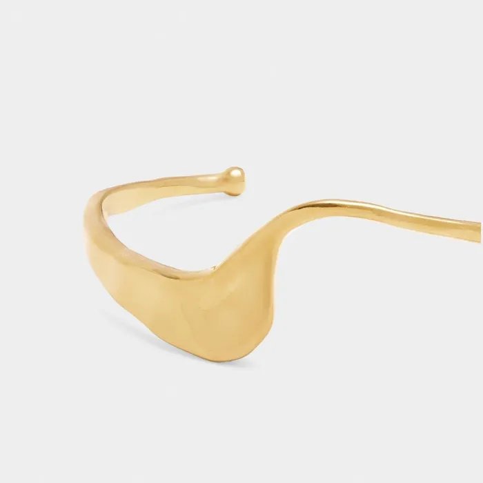 Women Bracelets and Rings Katie Loxton Marina Waterproof Gold Wave Bangle