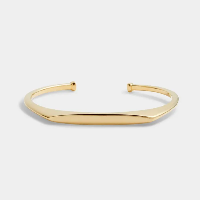 Women Bracelets and Rings Katie Loxton Signet Waterproof Gold Bangle