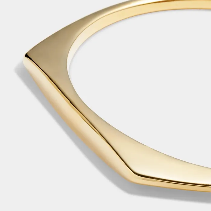 Women Bracelets and Rings Katie Loxton Signet Waterproof Gold Bangle