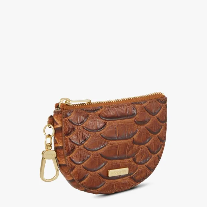 Women Brahmin Clip Ons and Keychains Britt Honey Brown Saratoga
