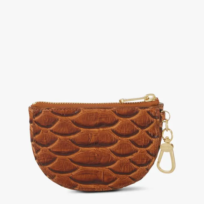 Women Brahmin Clip Ons and Keychains Britt Honey Brown Saratoga