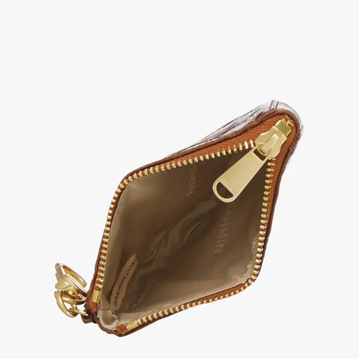 Women Brahmin Clip Ons and Keychains Britt Honey Brown Saratoga
