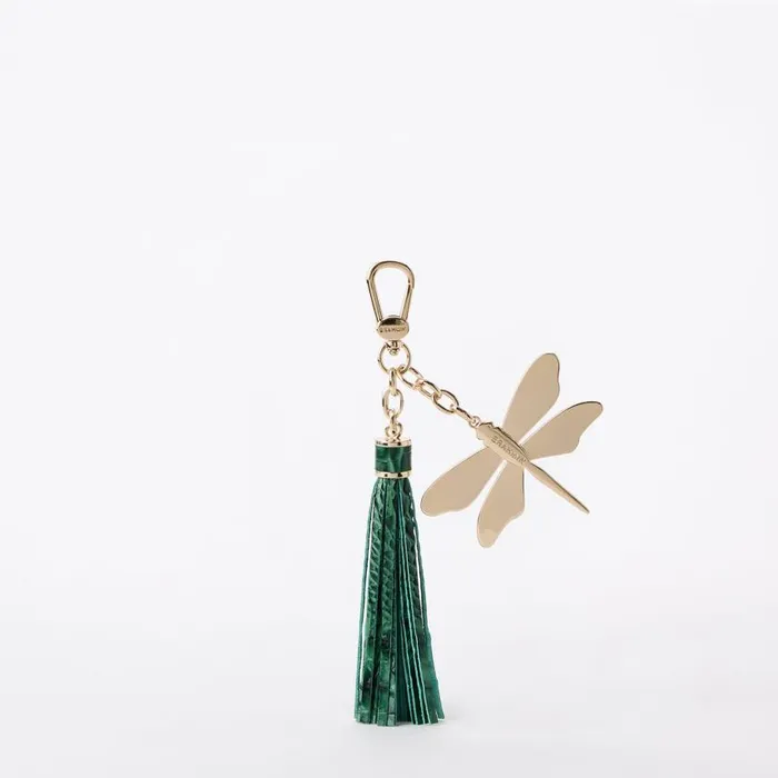 Women Brahmin Clip Ons and Keychains Dragonfly Charm Tassel Parakeet Melbourne