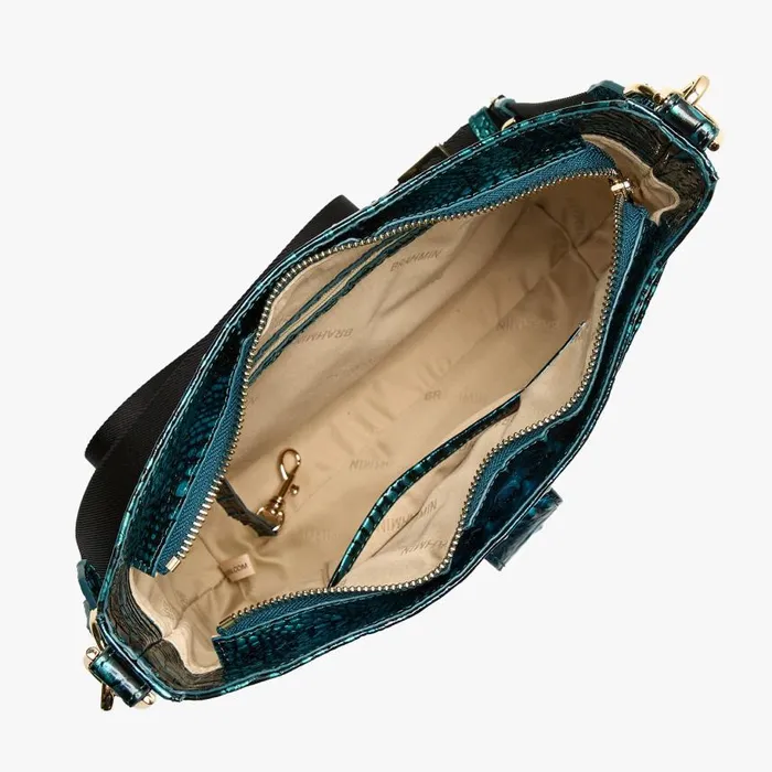 Women Brahmin Crossbodies Leia Blue Patina Melbourne