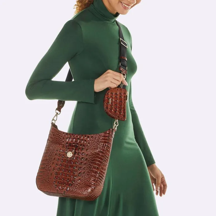 Women Brahmin Crossbodies Leia Onyx Melbourne