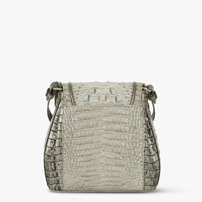 Women Brahmin Crossbodies Margo Fairest Grey Breakwater