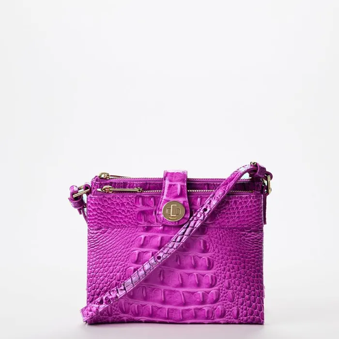 Women Brahmin Crossbodies Mina Deep Fuschia Melbourne