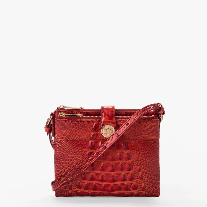 Women Brahmin Crossbodies Mina Radiant Red Melbourne