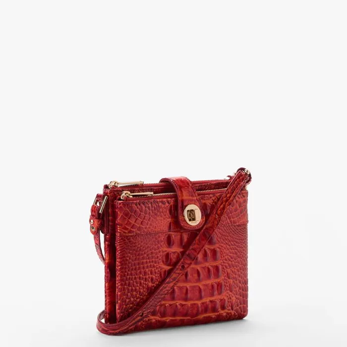 Women Brahmin Crossbodies Mina Radiant Red Melbourne