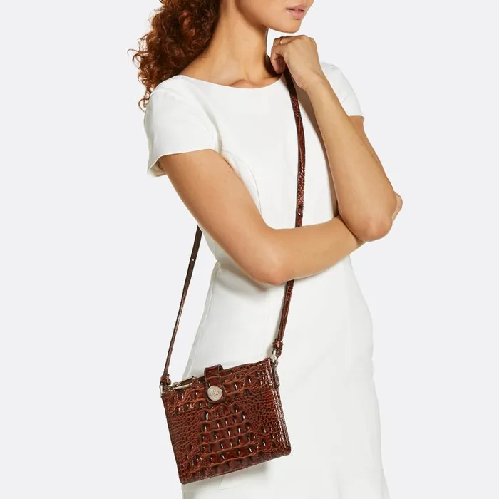 Women Brahmin Crossbodies Mina Radiant Red Melbourne