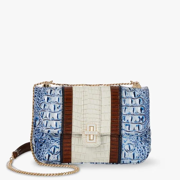 Women Brahmin Crossbodies Rosalie Coastal Blue Odysea