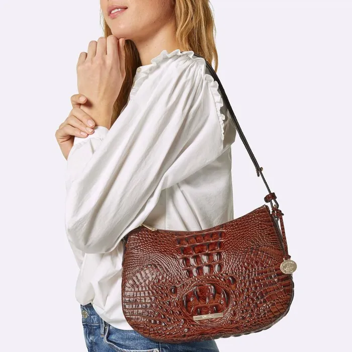 Women Brahmin Crossbodies Shayna Mermaid Green Melbourne