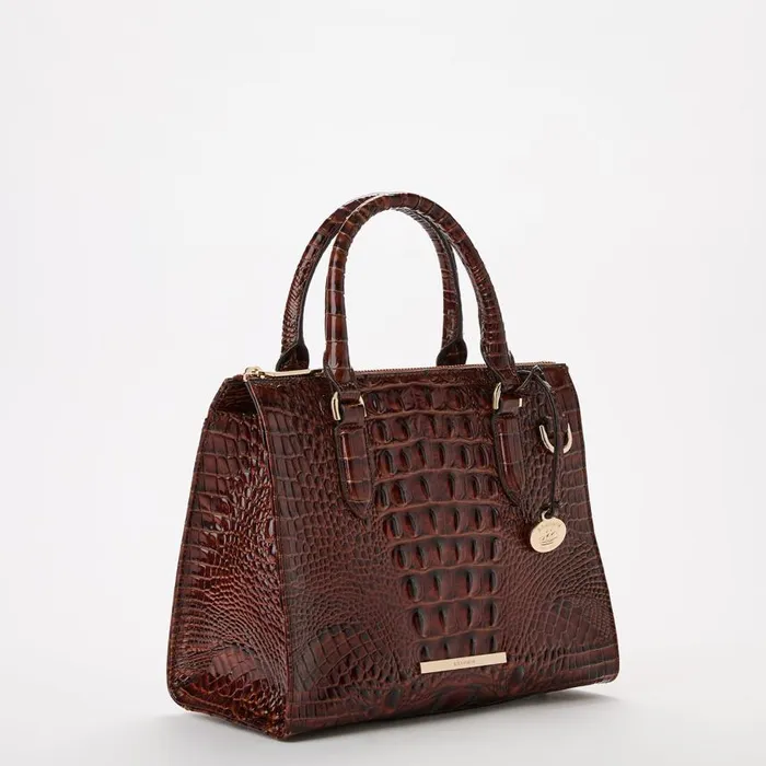 Women Brahmin Satchels Anywhere Convertible Pecan Melbourne