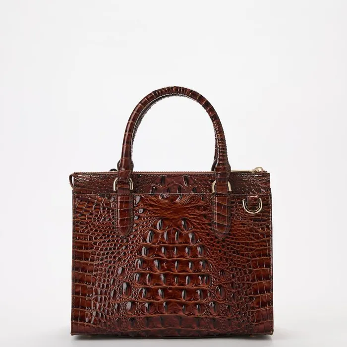 Women Brahmin Satchels Anywhere Convertible Pecan Melbourne