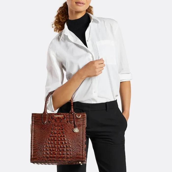 Women Brahmin Satchels Caroline Onyx Melbourne