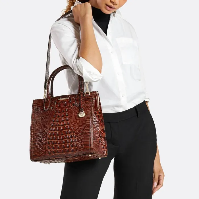 Women Brahmin Satchels Caroline Onyx Melbourne