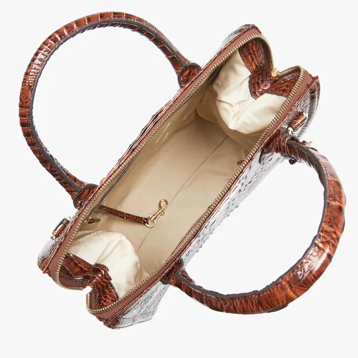 Women Brahmin Satchels Caroline Pecan Melbourne