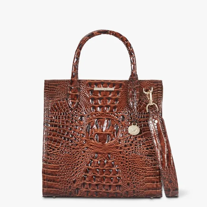 Women Brahmin Satchels Caroline Pecan Melbourne
