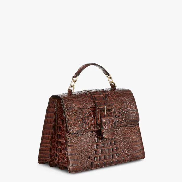 Women Brahmin Satchels Hallie Pecan Melbourne
